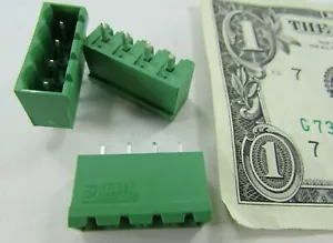 Lot 10 Phoenix Contact Straight Shrouded Terminal Block Headers Male PCB 5.08 MM - Picture 1 of 12