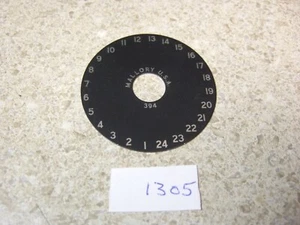 Mallory 394 Dial 1-24 - 15 Degrees each - New! - Picture 1 of 3