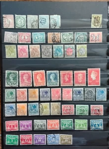 Stamps Netherland lot of 162 used definitive stamps - Imagen 1 de 3