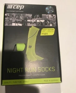 Men's CEP Night RUN progressive and Compression socks night edition Sz III - Picture 1 of 4