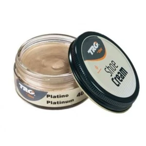 Platino metálico a base de cera suave incluyendo cera de abejas cuero zapato crema - Imagen 1 de 2