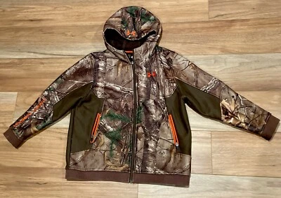 Under Armour Ayton Coldgear Storm Camo Jacket Realtree Size YXL Great Condition - Image 1 of 3
