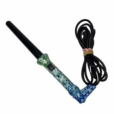 ISO Professional Choice ISOTwister Hair Curling Wand Intertek Peacock Spin Cord - Image 1 of 4