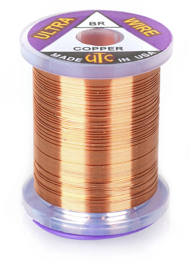 UTC Ultra Wire BRASSIE 15 Farben Auswahl Haken Gr. #8-#14 Copper John & Co. TOP