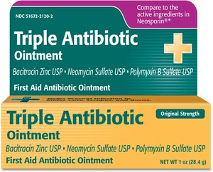 First Aid Triple Antibiotic Ointment for Minor Cuts, Scrapes and Burns - Picture 1 of 12