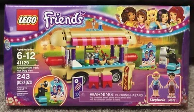 LEGO FRIENDS Amusement Park Hot Dog Van, Set 41129 - NEW SEALED BOX - Image 1 of 2