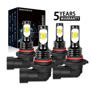 For GMC Sierra 1500 2500 HD 2000-2006 LED Headlights High-Low Beam Lights Bulbs - Picture 1 of 11