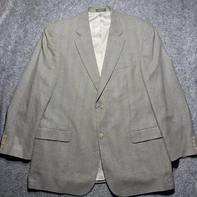 Lauren Ralph Lauren Men Sports Jacket 48L Brown/Blue Checks - Image 1 of 4