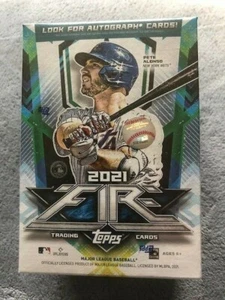 2021 Topps Fire MLB Baseball- Blaster Box - Factory Sealed - Picture 1 of 1