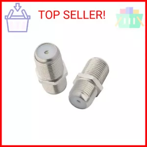 BOOBRIE F-Type RF RG6 Coaxial Cable Connectors F Female to Female, Antenna Conne - Picture 1 of 2