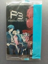 Persona 3 P3 THE Movie wafer card MAKOTO YUKARI JUNPEI SEGA ATLUS Sealed F/S