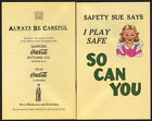 1951 Coca Cola Giveaway Booklet with Safety Sue - Sanford, NC 'New Old Stock'