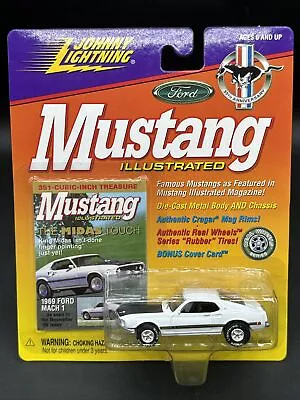 1999 Johnny WHITE Lightning 1969 FORD MUSTANG MACH 1 Illustrated RRs - Image 1 of 4