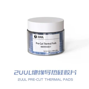 PreCut Silicone Thermal Pads 12x12x1.5mm 100Pcs/Box Phones CPU 2UUL SC02 UK - Picture 1 of 6