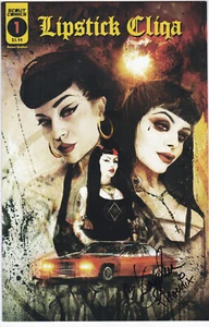 LIPSTICK CLIQA #1 NM SIGNED KAYDEN PHOENIX MAIN Cover #A 2023 Scout COMICS Prior - Picture 1 of 3