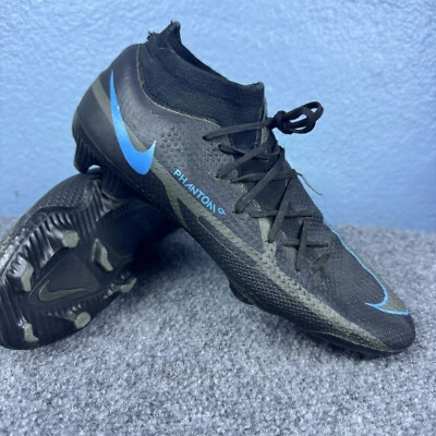 Botines Nike Phantom GT 2 Pro DF FG negros/azules/grises DC0759-004 para hombre talla 7” Foto 1 de 4