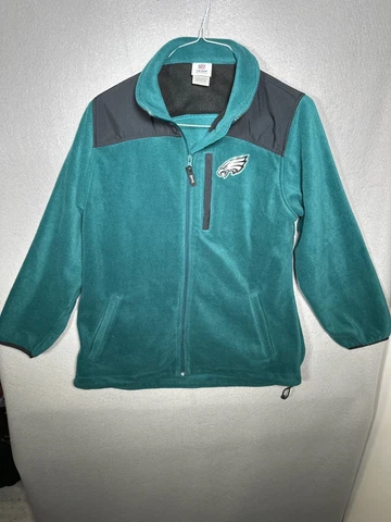 NFL Philadelphia Eagles Sweater Knit Full Zip Jacket L Cover