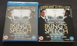 THE KING'S SPEECH Blu-ray: O-ring Card Sleeve: Colin Firth: New & Sealed