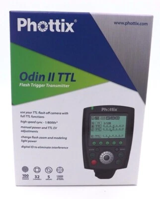 Phottix Odin ll TTL Flash Trigger Transmitter for Canon #37343 - Image 1 of 4