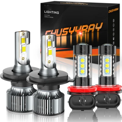 Para Nissan Micra SV hatchback 1.6l 2015-2019 blanco LED Faro Niebla Bombillas Foto 1 de 4