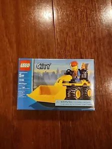 LEGO CITY Mini Digger Construction Worker Minifigure Set New Sealed Retired 7246 - Picture 1 of 6