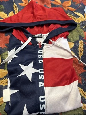 Brevemente declarado - Jersey - EE. UU., Rojo, Blanco y Azul - ¡Nuevo! con etiquetas - para hombre  Foto 1 de 4