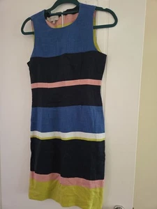 Hobbs Linen Dress Size 6 Knee Length - Picture 1 of 9