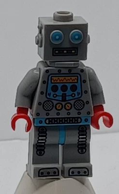 Lego ROBOT RELOJERO Serie 6 Minifigura Coleccionable 8827 Col087 Droide Foto 1 de 2