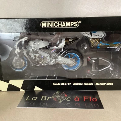 Minichamps 1/12 Collection Moto , Honda RC211V , Makoto Tamada, MotoGP 2005 - Photo 1/4