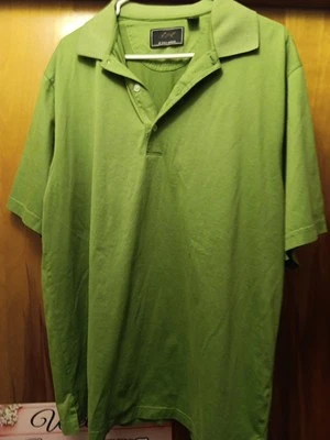 Camisa de golf de Greg Norman.  Verde, talla grande. Foto 1 de 4