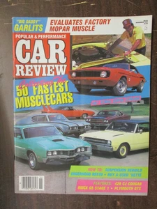 POPULAR & PERFORMANCE CAR REVIEW MAGAZINE NOV 1986 DON GARLITS 428 CJ COUGAR - Picture 1 of 2