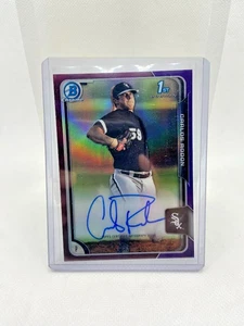 2015 Topps 1st Bowman Chicago White Sox Carlos Rodon Auto Purple Refractor Card - Picture 1 of 2