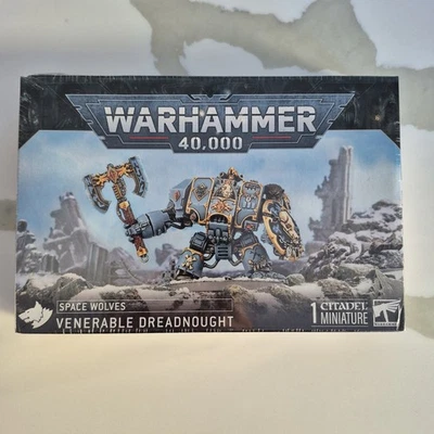 WARHAMMER 40K SPACE WOLVES VENERABLE DREADNOUGHT - MINIATURE - NEW - SEALED - Image 1 of 2