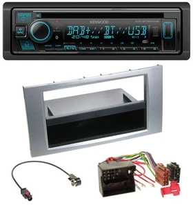 Kenwood Bluetooth DAB CD MP3 USB Autoradio für Ford Fiesta Focus 2004-2008 silbe - Bild 1 von 8