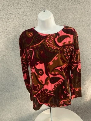 Top Transparente De Colección Años 70 Multi Colores Estampado Mod Talla XS/S Christenfeld Alcaparras Foto 1 de 4