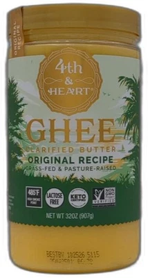 *2026-10-25* 4th & Heart Original Ghee Alimentado con Hierba, Mantequilla Clarificada, Keto Foto 1 de 4