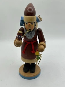 Vntg Erzgebirge Volkskunst Wood Santa German Incense Smoker Germany  ~ See Photo - Picture 1 of 9