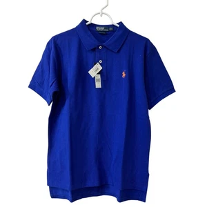 Polo por Ralph Lauren Nuevo con Etiquetas De Colección Para Hombres Pequeño Azul Real Manga Corta Polo Pony - Imagen 1 de 5
