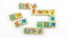 Wooden Toy Domino Game Seahorse Bxlxh 2 3/8x0 3/8x1 3/16in New Memo Animal