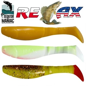 Relax Kopyto 4" (115mm). Pack de 3 señuelos. lucio, zander, perca, gato - Imagen 1 de 5