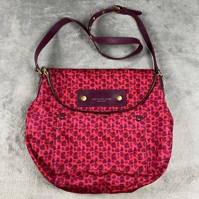 MARC BY MARC JACOBS Crossbody Bag Preppy Nylon Isa Natasha Large Red Leopard - Image 1 of 4