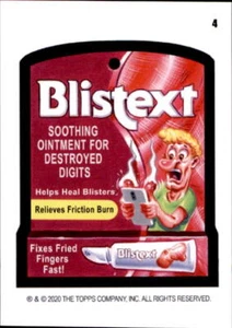 2020 Wacky Packages Weekly Series June Red Ludlow Backs #4 Blistext - NM - Picture 1 of 2