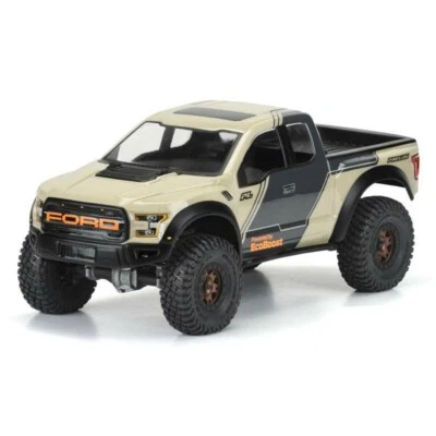 Pro-Line 2017 Ford F-150 Raptor Clear Rock Crawler Trail Truck Body 12.3" WB - Image 1 of 4