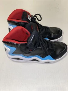 Boy’s Reebok Basketball Shoes Sneakers Black/ Blue/ White/ Red Size 7 - Picture 1 of 7
