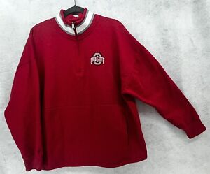 Ohio State Buckeyes Colosseum Red Mock Neck Sweatshirt Women’s Size XXL NWOT G6
