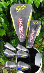 Set of Ladies TourEdge Bazooka GeoMax 6-SW + Driver + 4 Hybrid + Putter - Picture 1 of 12
