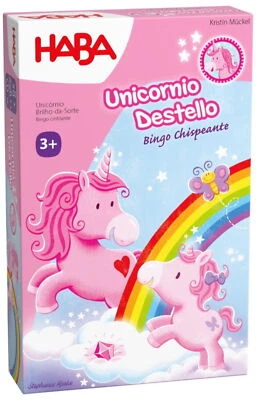 HABA Mitbringspiel Partyspiel Einhorn Glitzerglück Funkel-Bingo 2012212001 - Bild 1 von 4