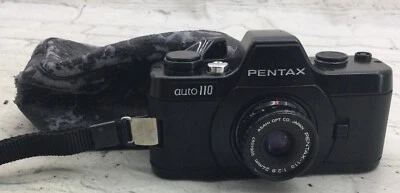 Vintage Pentax Auto 110 Super SLR Film Camera 24mm Lens - UNTESTED- PARTS - Image 1 of 4