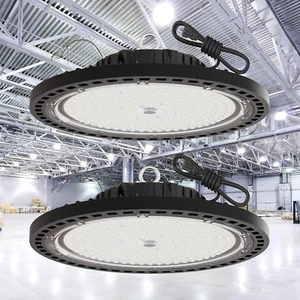 2 Pack 200W UFO LED High Bay Light, 29000LM, 5000K, IP66 Waterproof, with US Plu - Picture 1 of 8