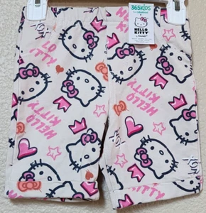 365 Kids Garanimals + Hello Kitty Print Bermuda Shorts Girls Size 5 BRAND NEW - Picture 1 of 5